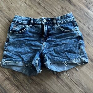Girls Distressed Shorts